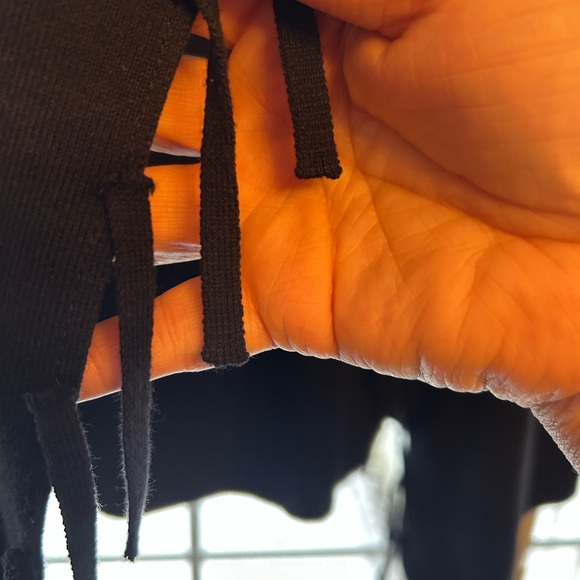 Black jacket with fringes oversize💜💜💜 - Picture 12 of 15